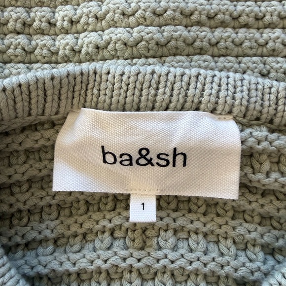 NEW Ba&sh Bash Gaspard Tweed Cardigan Jacket in Light Pastel Green | size 1 / S - Picture 11 of 13